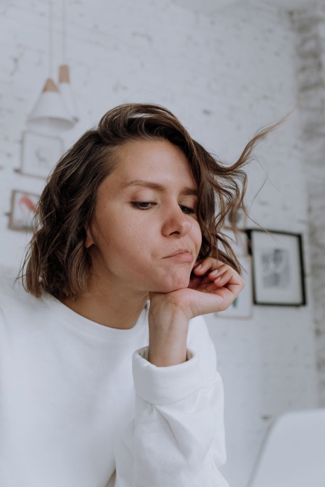woman thinking, I am not good enough woman thinking, I am not good enough